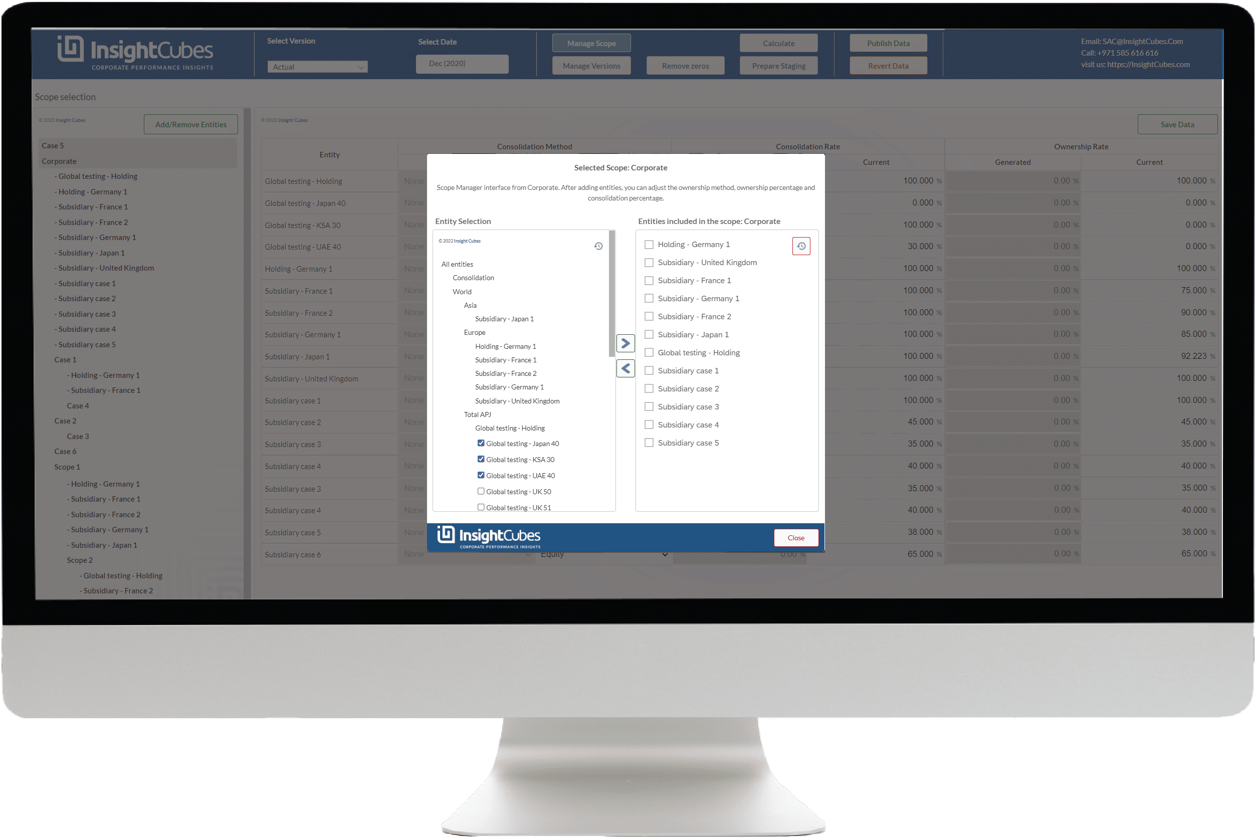 InsightCubes SAP Analytics Designer Ownership dashboard