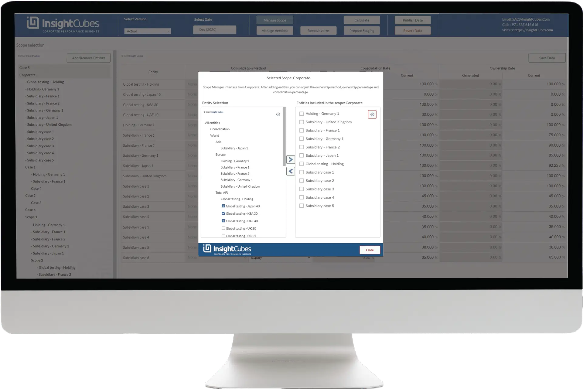 InsightCubes SAP Analytics Designer Ownership dashboard